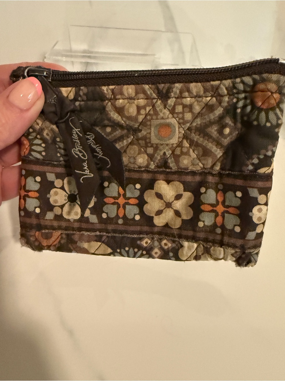 Vera Bradley Canyon coin/cosmetic pouch